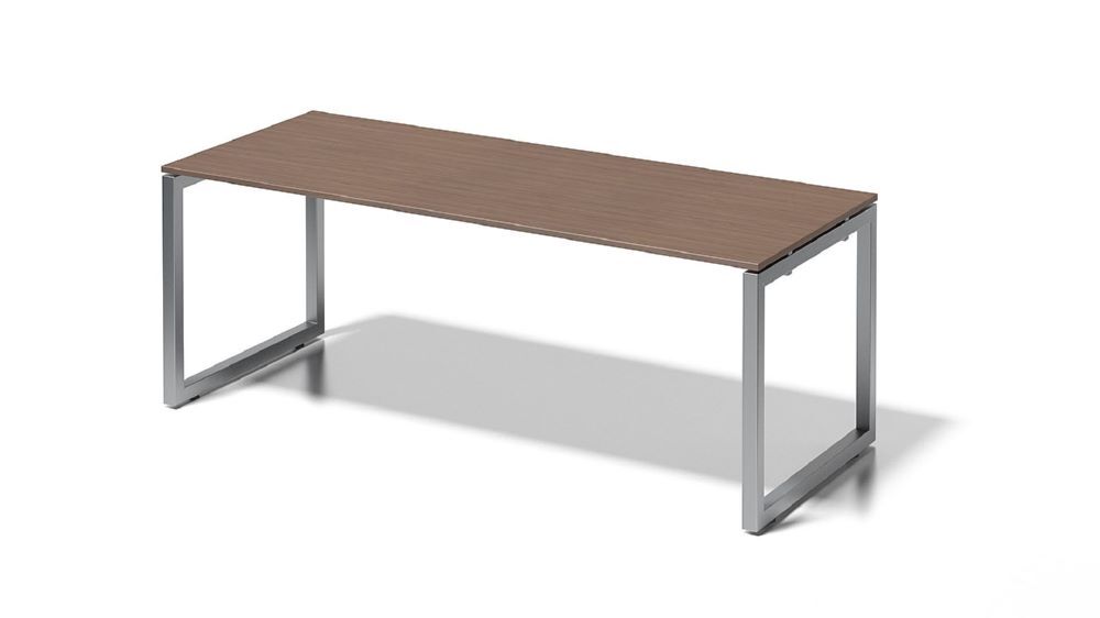 Bisley Cito Schreibtisch O-Gestell H 740 x B 2000 x T 800 mm nußbaum Produktbild Bisley Cito Schreibtisch O-Gestell H 740 x B 2000 x T 800 mm nußbaum
