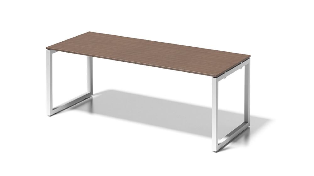 Bisley Cito Schreibtisch O-Gestell B 2000 x T 800 x 740 mm Dekor nußbaum Produktbild Bisley Cito Schreibtisch O-Gestell B 2000 x T 800 x 740 mm Dekor nußbaum