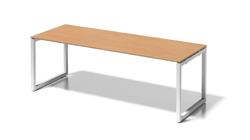 Bisley Cito Schreibtisch O-Gestell H 740 x B 2200 x T 800 mm Dekor Buche Produktbild Bisley Cito Schreibtisch O-Gestell H 740 x B 2200 x T 800 mm Dekor Buche