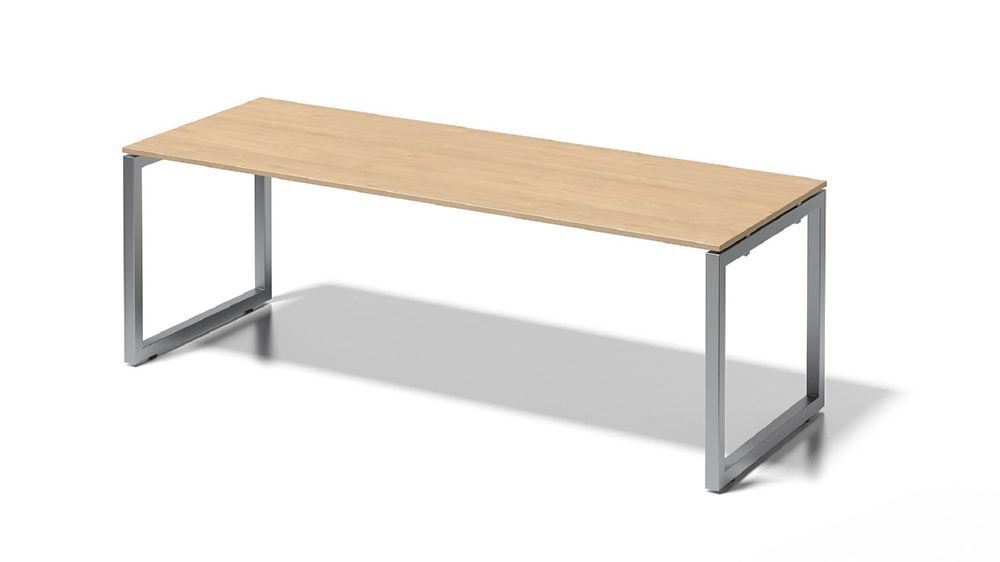 Bisley Cito Schreibtisch 740 mm höhenfixes O-Gestell H19 x B2200 x T800 mm Dekor Ahorn Produktbild Bisley Cito Schreibtisch 740 mm höhenfixes O-Gestell H19 x B2200 x T800 mm Dekor Ahorn