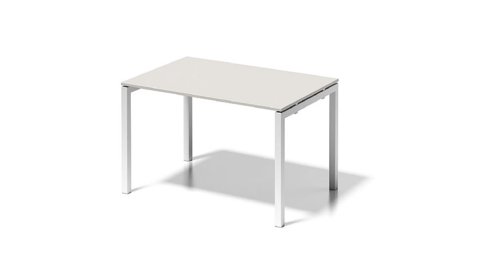 Bisley Cito Schreibtisch 740 mm höhenfixes U-Gestell B 1200 x T 800 mm grauweiß Produktbild Bisley Cito Schreibtisch 740 mm höhenfixes U-Gestell B 1200 x T 800 mm grauweiß