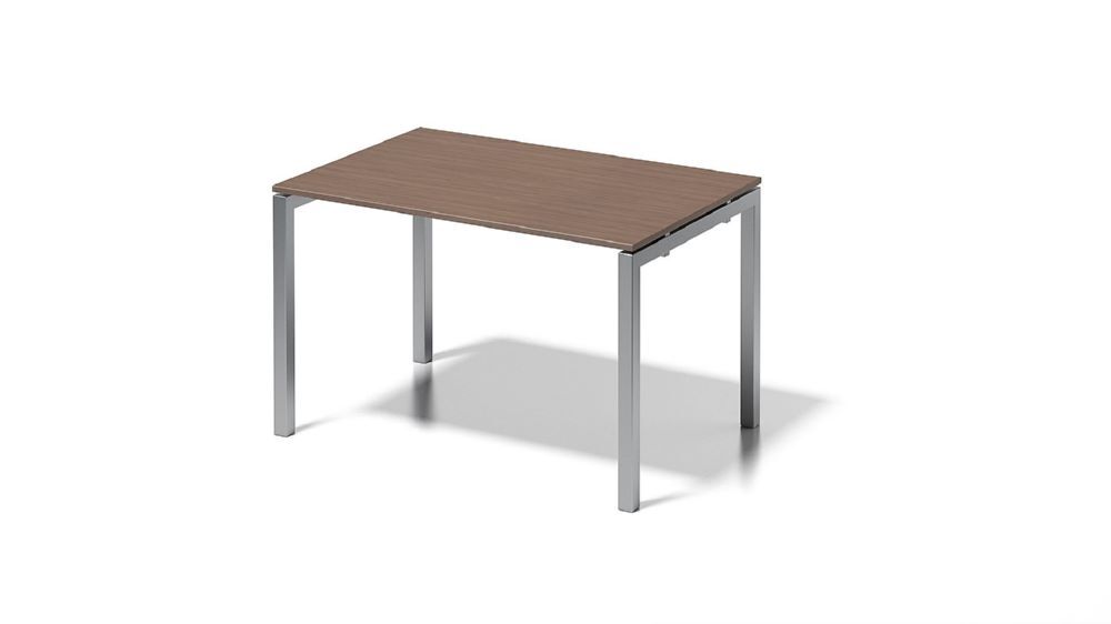 Bisley Cito Schreibtisch B1200 x T800 mm Dekor nußbaum 740 mm höhenfixes U-Gestell Bisley Cito Schreibtisch B1200 x T800 mm Dekor nußbaum 740 mm höhenfixes U-Gestell