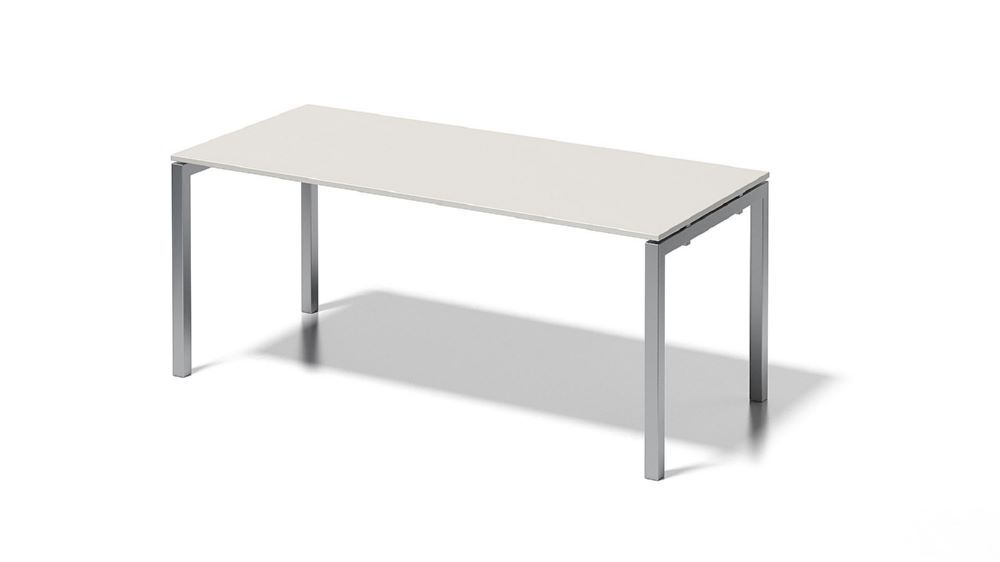 Bisley Cito Schreibtisch höhenfixes U-Gestell B 1800 x T 800 mm Dekor grauweiß Produktbild Bisley Cito Schreibtisch höhenfixes U-Gestell B 1800 x T 800 mm Dekor grauweiß