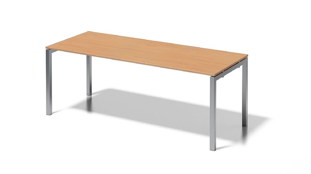 Bisley Cito Schreibtisch 740 mm höhenfixes U-Gestell H 19 x B 2000 x T 800 mm Buche Produktbild Bisley Cito Schreibtisch 740 mm höhenfixes U-Gestell H 19 x B 2000 x T 800 mm Buche