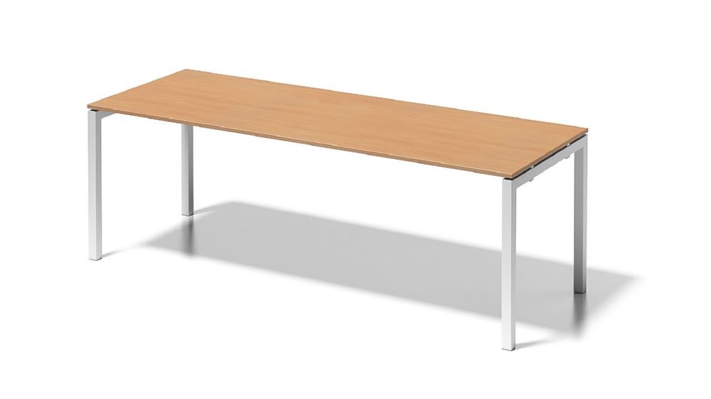 Bisley Cito Schreibtisch 740 mm höhenfixes U-Gestell H 19 x B 2200 x T 800 mm Buche Produktbild Bisley Cito Schreibtisch 740 mm höhenfixes U-Gestell H 19 x B 2200 x T 800 mm Buche