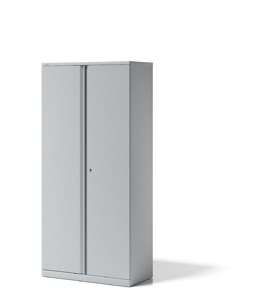 Bisley Flügeltürenschrank Essentials mit 4 Fachböden für 5 Ordnerhöhen B 914 x T 470 mm Produktbild Bisley Flügeltürenschrank Essentials mit 4 Fachböden für 5 Ordnerhöhen B 914 x T 470 mm