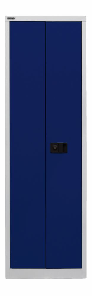 Bisley Flügeltürenschrank Universal 4 Fachböden 5 OH B 600 mm Farbe Korpus grau Produktbild Bisley Flügeltürenschrank Universal 4 Fachböden 5 OH B 600 mm Farbe Korpus grau bild 2