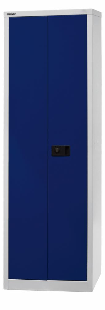 Bisley Flügeltürenschrank Universal 4 Fachböden 5 OH B 600 mm Farbe Korpus grau Produktbild Bisley Flügeltürenschrank Universal 4 Fachböden 5 OH B 600 mm Farbe Korpus grau