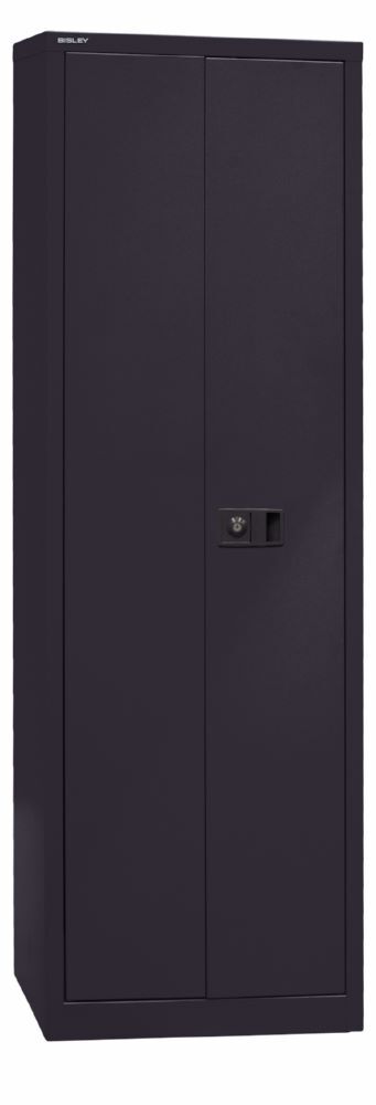 Bisley Flügeltürenschrank Universal 4 Fachböden 5 OH B 600 mm schwarz Produktbild Bisley Flügeltürenschrank Universal 4 Fachböden 5 OH B 600 mm schwarz bild 3