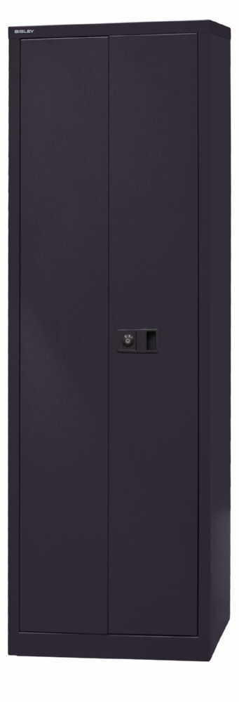 Bisley Flügeltürenschrank Universal 4 Fachböden 5 OH B 600 mm schwarz Produktbild Bisley Flügeltürenschrank Universal 4 Fachböden 5 OH B 600 mm schwarz