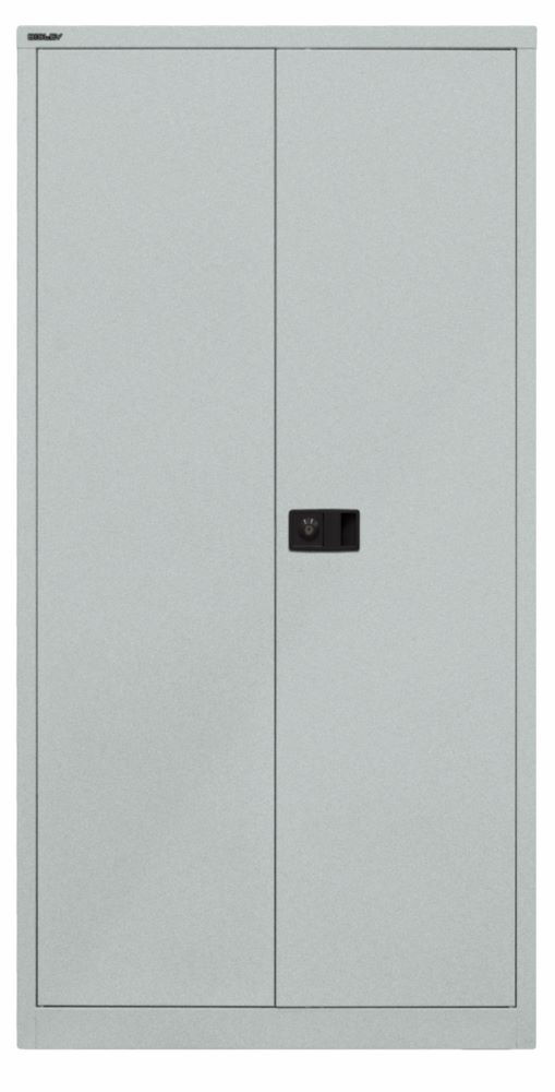 Bisley Flügeltürenschrank Universal 3 Fachböden 4 OH Farbe silber Produktbild Bisley Flügeltürenschrank Universal 3 Fachböden 4 OH Farbe silber