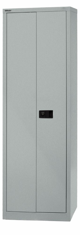 Bisley Flügeltürenschrank Universal 4 Fachböden 5 OH B 600 mm, Farbe silber Produktbild Bisley Flügeltürenschrank Universal 4 Fachböden 5 OH B 600 mm, Farbe silber
