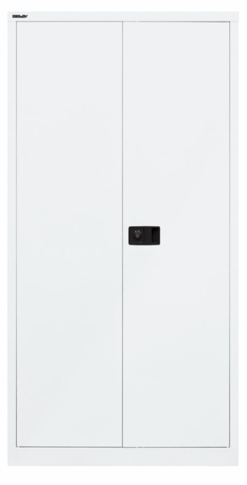 Bisley Flügeltürenschrank Universal 3 Fachböden 4 OH Farbe verkehrsweiß Produktbild Bisley Flügeltürenschrank Universal 3 Fachböden 4 OH Farbe verkehrsweiß