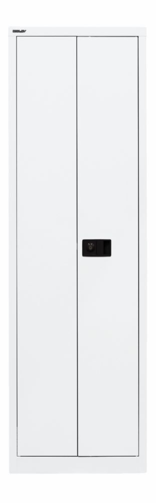 Bisley Flügeltürenschrank Universal 4 Fachböden weiß H 1950 x B 600 x T 400 mm Produktbild Bisley Flügeltürenschrank Universal 4 Fachböden weiß H 1950 x B 600 x T 400 mm bild 2