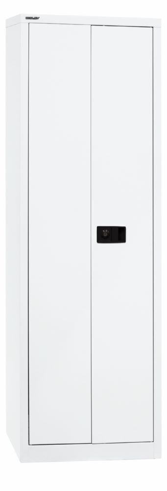 Bisley Flügeltürenschrank Universal 4 Fachböden weiß H 1950 x B 600 x T 400 mm Produktbild Bisley Flügeltürenschrank Universal 4 Fachböden weiß H 1950 x B 600 x T 400 mm bild 3
