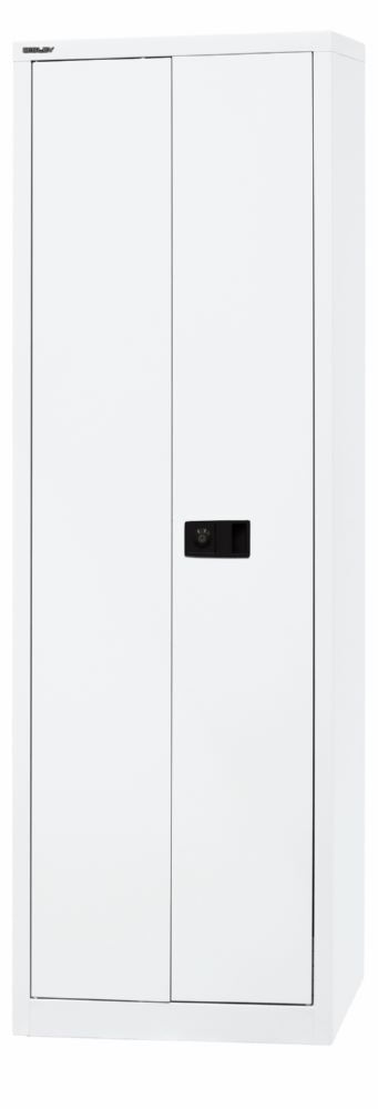 Bisley Flügeltürenschrank Universal 4 Fachböden weiß H 1950 x B 600 x T 400 mm Produktbild Bisley Flügeltürenschrank Universal 4 Fachböden weiß H 1950 x B 600 x T 400 mm