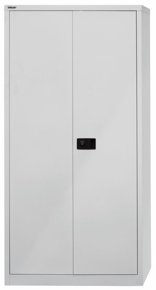 Bisley Flügeltürenschrank Universal Garderobeneinsatz im lichtgrau H 1950 x B 600 mm Produktbild Bisley Flügeltürenschrank Universal Garderobeneinsatz im lichtgrau H 1950 x B 600 mm