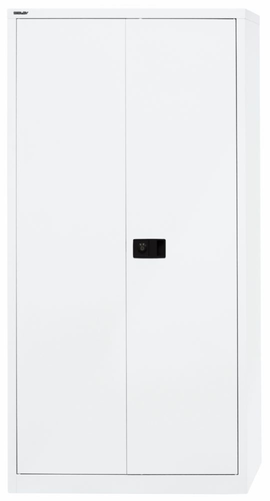 Bisley Flügeltürenschrank Universal Garderobeneinsatz weiß H 1950 x B 600 x T 400 mm Produktbild Bisley Flügeltürenschrank Universal Garderobeneinsatz weiß H 1950 x B 600 x T 400 mm