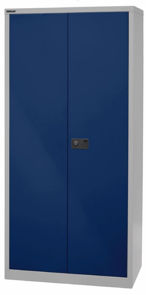 Bisley Flügeltürenschrank Universal 4 verzinkte Fachböden 5 OH B 914 x T 500 mm Produktbild Bisley Flügeltürenschrank Universal 4 verzinkte Fachböden 5 OH B 914 x T 500 mm