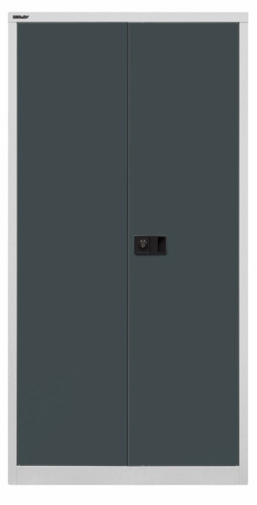 Bisley Flügeltürenschrank Universal 3 verzinkte Fachböden H 1806 x B 914 x T 400 mm Produktbild Bisley Flügeltürenschrank Universal 3 verzinkte Fachböden H 1806 x B 914 x T 400 mm bild 2