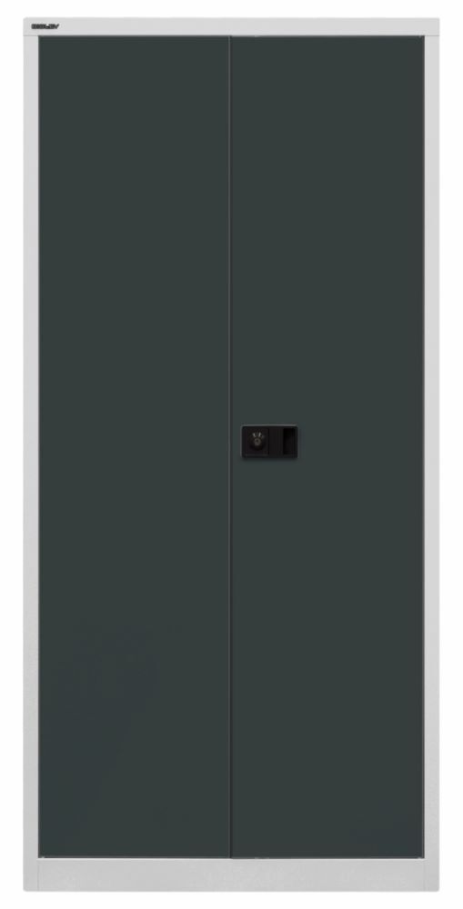 Bisley Flügeltürenschrank Universal 4 verzinkte Fachböden H 1950 x B 914 x T 400 mm Produktbild Bisley Flügeltürenschrank Universal 4 verzinkte Fachböden H 1950 x B 914 x T 400 mm bild 2
