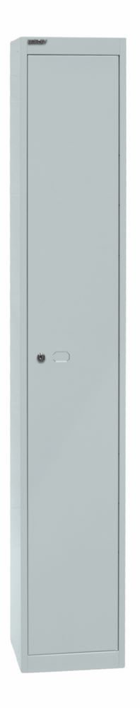 Bisley Garderobenschrank Office 1 Abteil 1 Fach T 305 mm Farbe lichtgrau Produktbild Bisley Garderobenschrank Office 1 Abteil 1 Fach T 305 mm Farbe lichtgrau bild 3