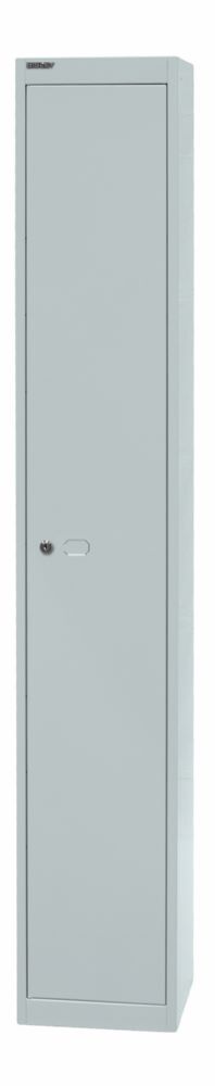 Bisley Garderobenschrank Office 1 Abteil 1 Fach T 305 mm Farbe lichtgrau Produktbild Bisley Garderobenschrank Office 1 Abteil 1 Fach T 305 mm Farbe lichtgrau