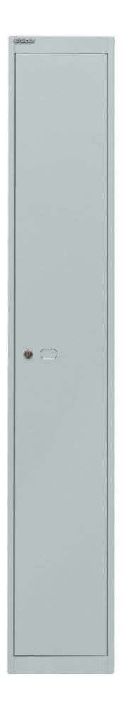 Bisley Garderobenschrank Office 1 Abteil 1 Fach T 457 mm Farbe lichtgrau Produktbild Bisley Garderobenschrank Office 1 Abteil 1 Fach T 457 mm Farbe lichtgrau