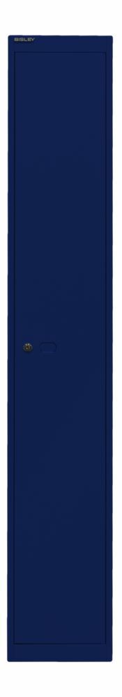 Bisley Garderobenschrank Office 1 Abteil 1 Fach T 457 mm Farbe oxfordblau Produktbild Bisley Garderobenschrank Office 1 Abteil 1 Fach T 457 mm Farbe oxfordblau