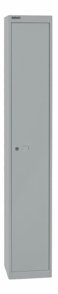 Bisley Garderobenschrank Office 1 Abteil 1 Fach in silber H 1802 x B 305 x T 305 mm Produktbild Bisley Garderobenschrank Office 1 Abteil 1 Fach in silber H 1802 x B 305 x T 305 mm bild 2