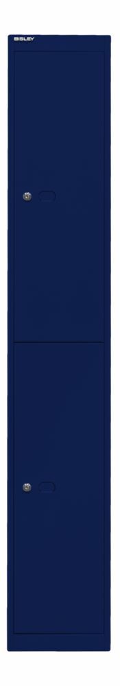 Bisley arderobenschrank Office 1 Abteil 2 Fächer T 457 mm Farbe oxfordblau Produktbild Bisley arderobenschrank Office 1 Abteil 2 Fächer T 457 mm Farbe oxfordblau