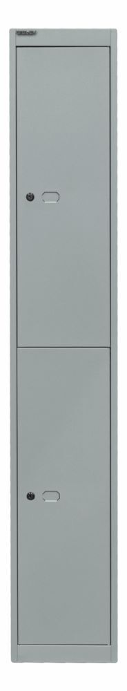 Bisley Garderobenschrank Office 1 Abteil 2 Fächer T 305 mm Produktbild Bisley Garderobenschrank Office 1 Abteil 2 Fächer T 305 mm