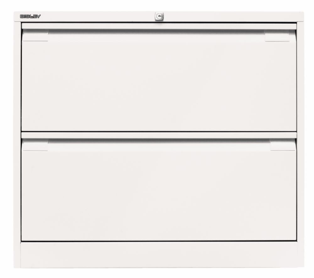 Bisley Hängeregistraturschrank doppelbahnig DIN A4 2 HR-Schubladen H 711 x B 800 mm Produktbild Bisley Hängeregistraturschrank doppelbahnig DIN A4 2 HR-Schubladen H 711 x B 800 mm