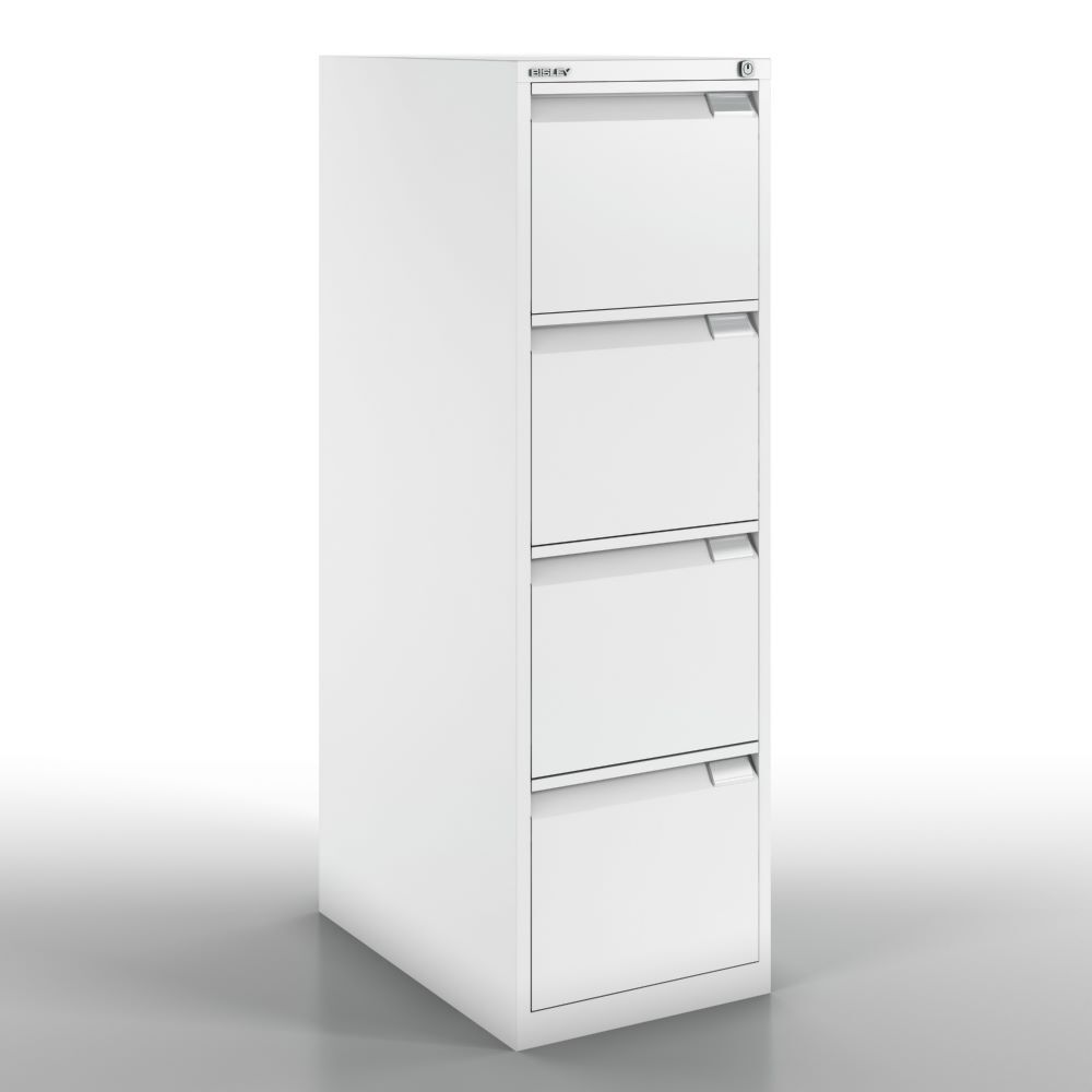 Bisley Hängeregistraturschrank DIN A4 4 HR-Schubladen H 1321 x B 413 x T 622 mm Produktbild Bisley Hängeregistraturschrank DIN A4 4 HR-Schubladen H 1321 x B 413 x T 622 mm bild 2
