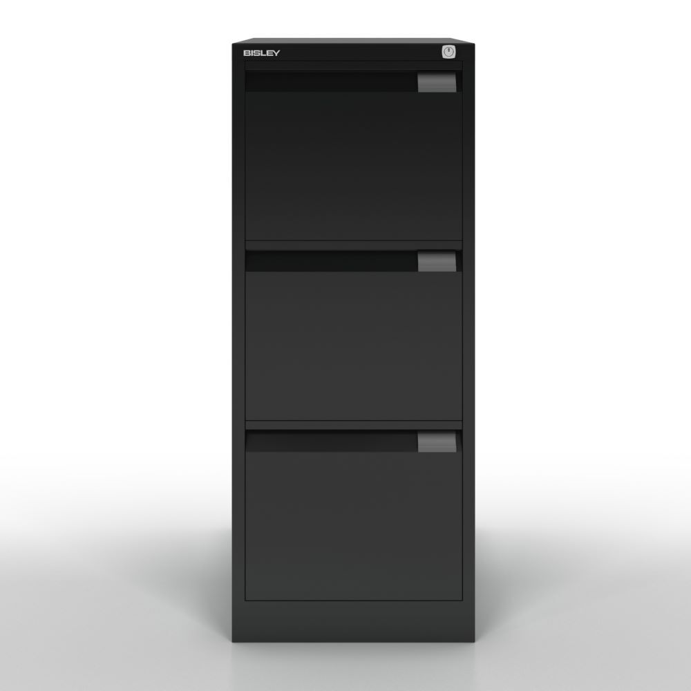 Bisley Hängeregistraturschrank DIN A4 3 HR-Schubladen H 1016 x B 413 x T 622 mm Produktbild Bisley Hängeregistraturschrank DIN A4 3 HR-Schubladen H 1016 x B 413 x T 622 mm