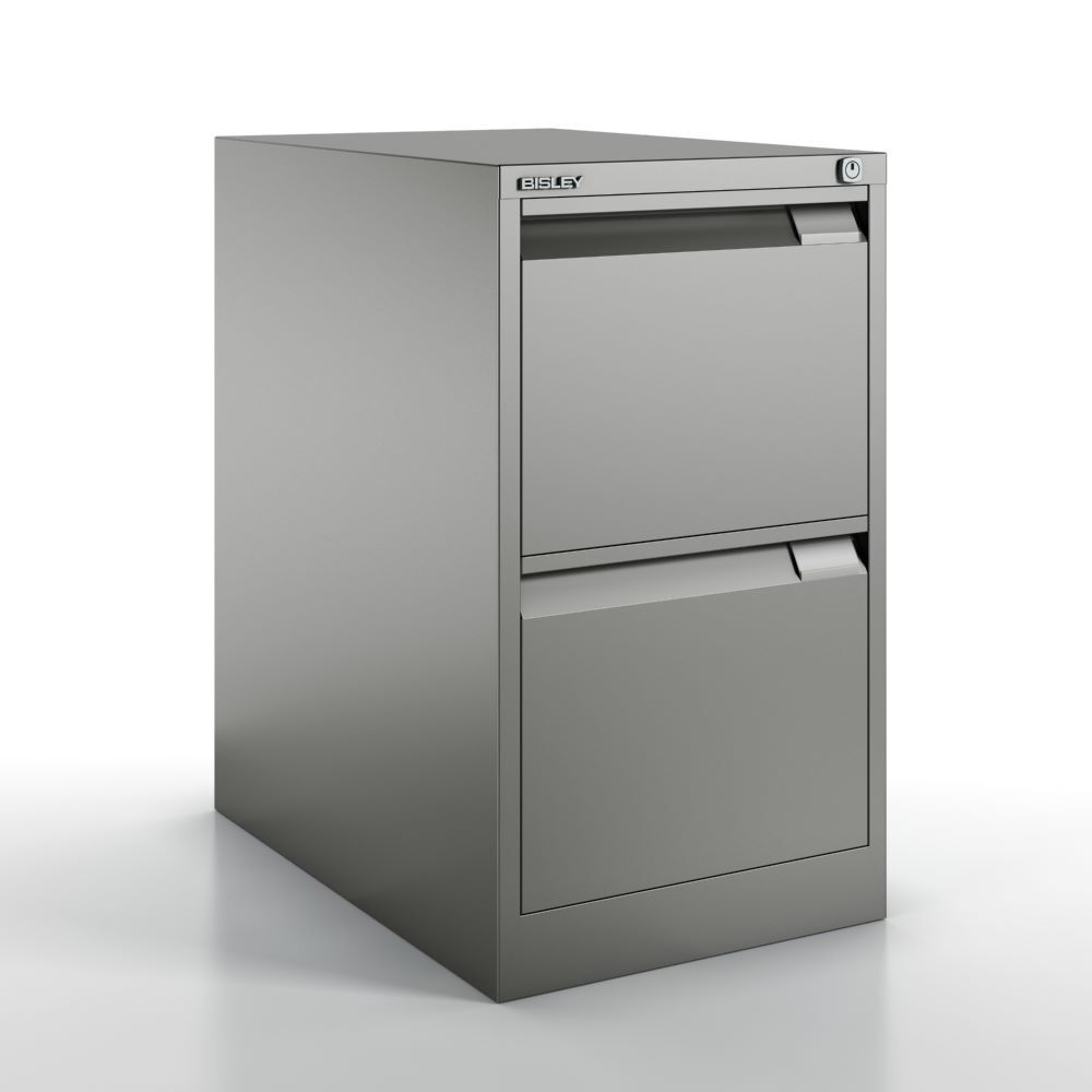 Bisley Hängeregistraturschrank einbahnig DIN A4 2 HR-Schubladen H 711 x B 413 mm Produktbild Bisley Hängeregistraturschrank einbahnig DIN A4 2 HR-Schubladen H 711 x B 413 mm bild 2
