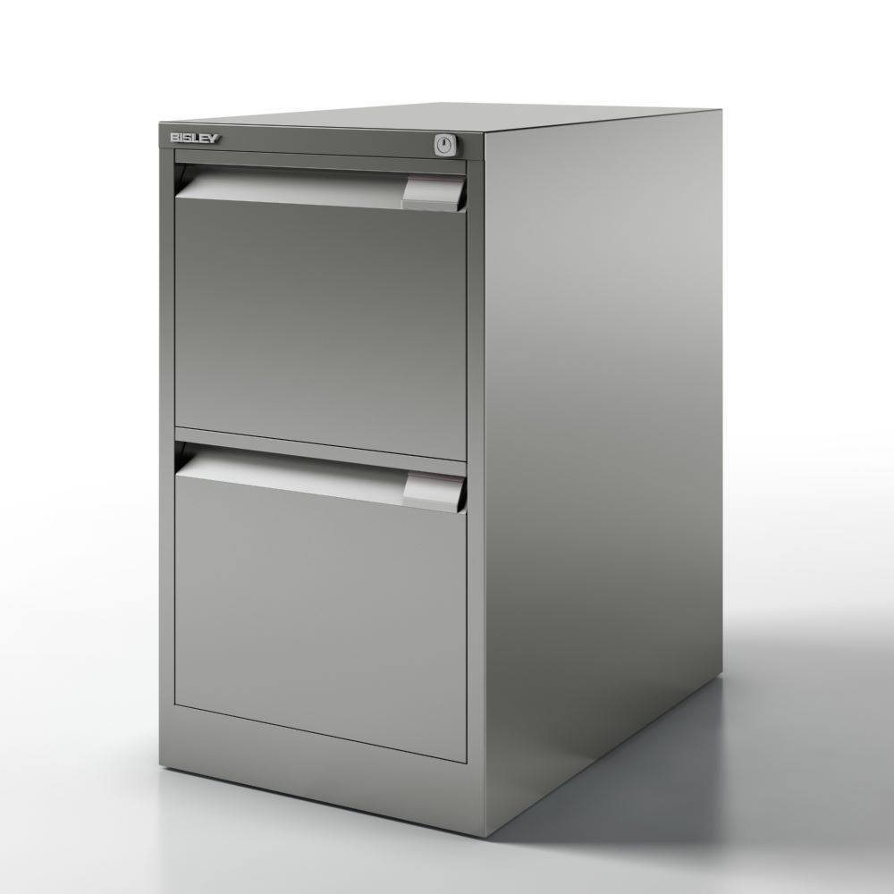Bisley Hängeregistraturschrank einbahnig DIN A4 2 HR-Schubladen H 711 x B 413 mm Produktbild Bisley Hängeregistraturschrank einbahnig DIN A4 2 HR-Schubladen H 711 x B 413 mm bild 3