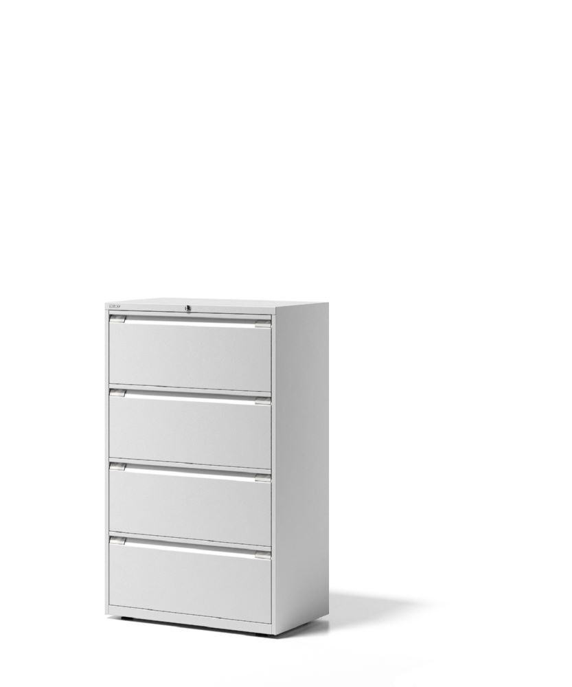 Bisley Hängeregistraturschrank Essentials 4 Hängeregistratur H 304 mm weiß Bisley Hängeregistraturschrank Essentials 4 Hängeregistratur H 304 mm weiß