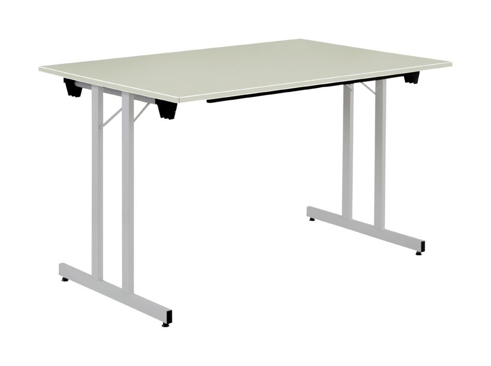 Bisley Klapptisch rechteckig mit Einrastfunktion Gestell aus Stahl H 740 x B 1400 mm Produktbild Bisley Klapptisch rechteckig mit Einrastfunktion Gestell aus Stahl H 740 x B 1400 mm