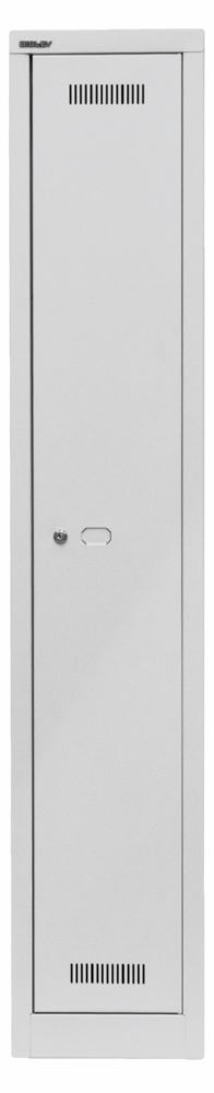 Bisley MonoBloc Garderobenschrank 1 Abteil 1 Fach Farbe lichtgrau Produktbild Bisley MonoBloc Garderobenschrank 1 Abteil 1 Fach Farbe lichtgrau