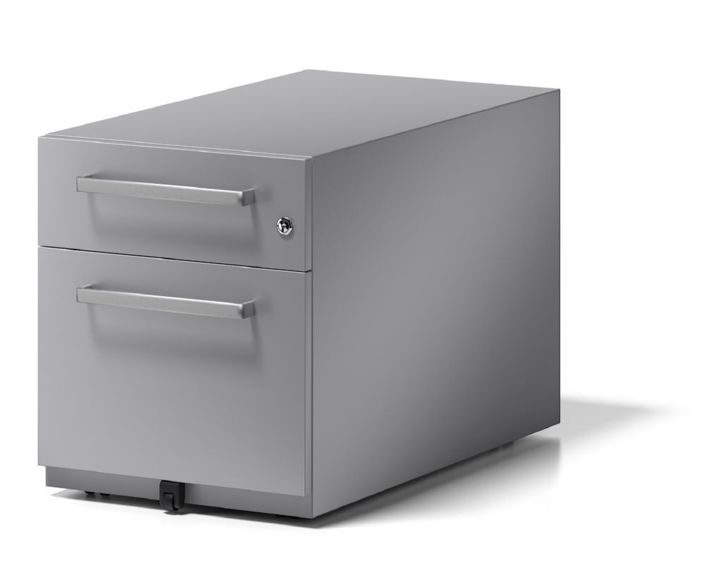 Bisley Rollcontainer Note mit Griff H 495 x B 420 x T 775 mm silber Produktbild Bisley Rollcontainer Note mit Griff H 495 x B 420 x T 775 mm silber bild 4