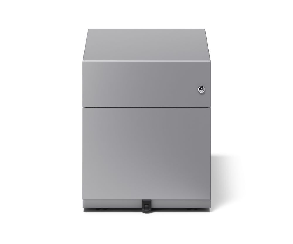 Bisley Rollcontainer Note mit Griffleiste, 1 Universalschublade, 1 HR-Schublade, Farbe Produktbild Bisley Rollcontainer Note mit Griffleiste, 1 Universalschublade, 1 HR-Schublade, Farbe