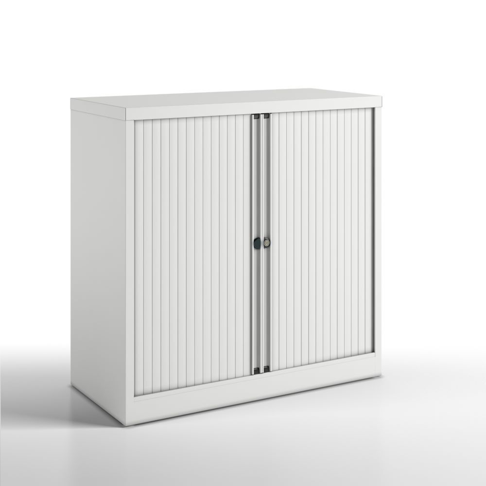 Bisley Rollladenschrank Essentials mit 1 Fachboden H 1000-1015 x B1000 x T 470 mm Produktbild Bisley Rollladenschrank Essentials mit 1 Fachboden H 1000-1015 x B1000 x T 470 mm bild 5