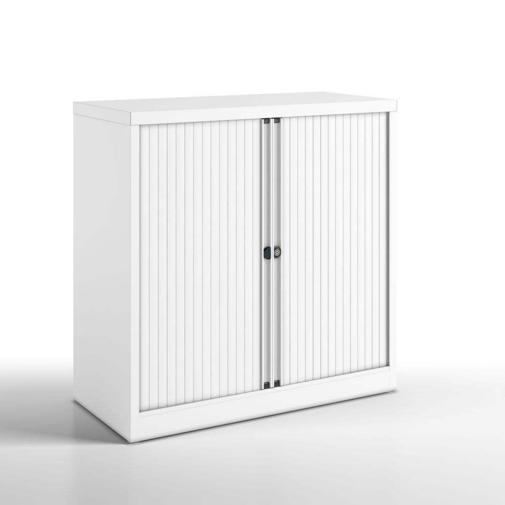 Bisley Rollladenschrank Essentials mit 1 Fachboden für 2 Ordnerhöhen Breite 1000 mm Produktbild Bisley Rollladenschrank Essentials mit 1 Fachboden für 2 Ordnerhöhen Breite 1000 mm bild 5