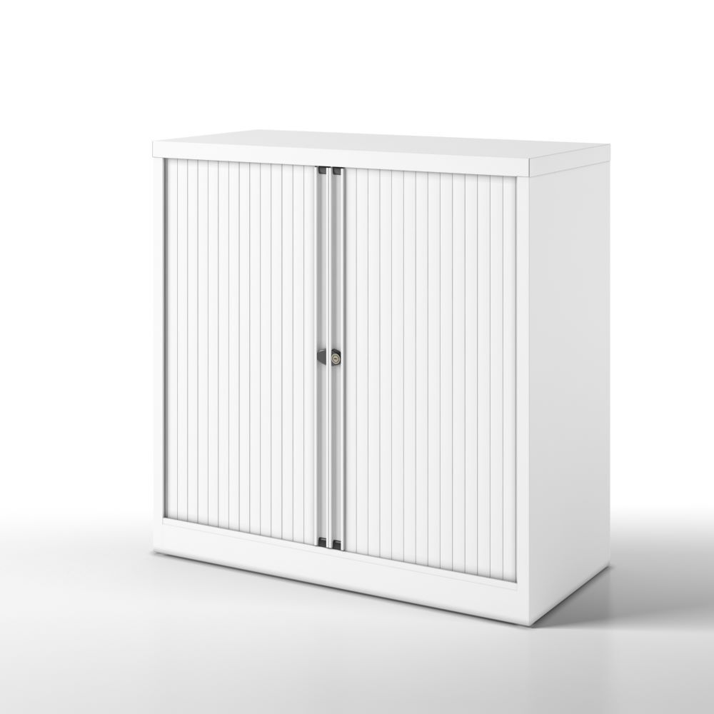 Bisley Rollladenschrank Essentials mit 1 Fachboden für 2 Ordnerhöhen Breite 1000 mm Produktbild Bisley Rollladenschrank Essentials mit 1 Fachboden für 2 Ordnerhöhen Breite 1000 mm bild 6