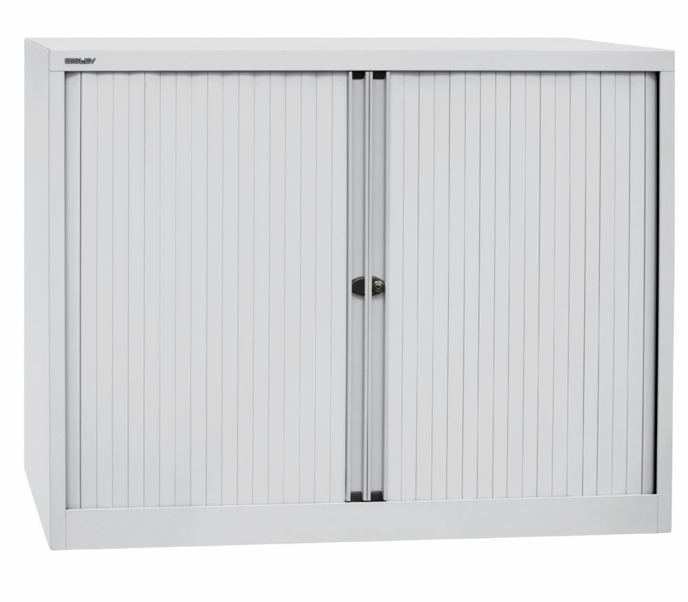 Bisley Rollladenschrank EuroTambour 2 Fachböden B 1200 mm grau Produktbild Bisley Rollladenschrank EuroTambour 2 Fachböden B 1200 mm grau bild 2