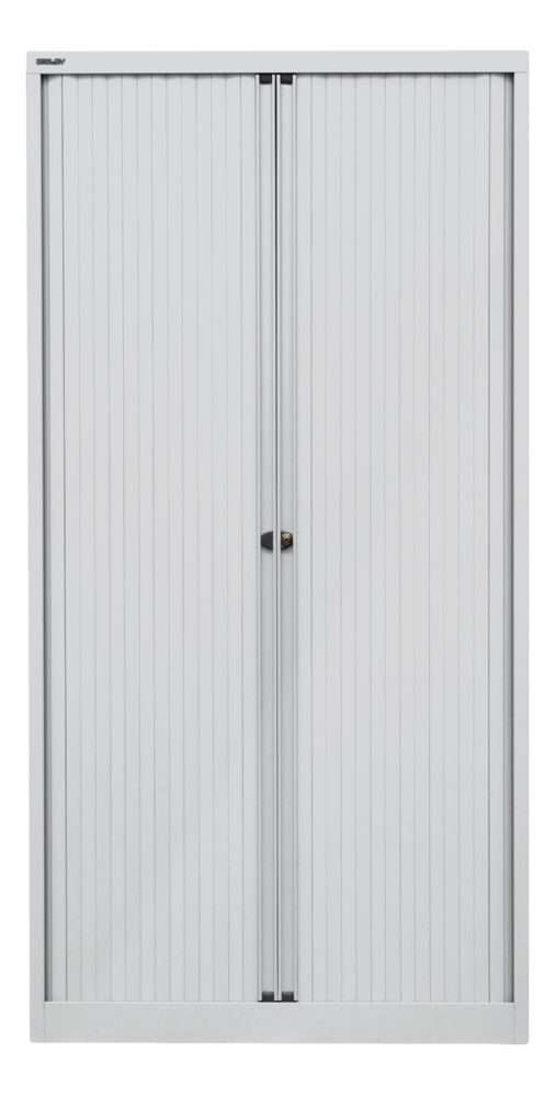 Bisley Rollladenschrank EuroTambour 4 Fachböden B 1000 mm lichtgrau Produktbild Bisley Rollladenschrank EuroTambour 4 Fachböden B 1000 mm lichtgrau
