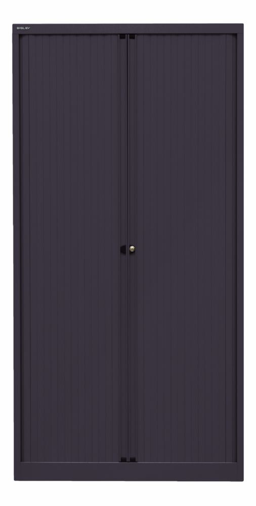 Bisley Rollladenschrank EuroTambour 4 Fachböden B 1000 mm schwarz Produktbild Bisley Rollladenschrank EuroTambour 4 Fachböden B 1000 mm schwarz