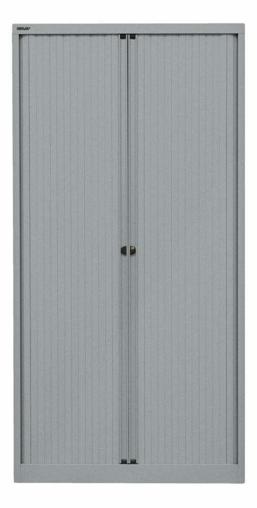 Bisley Rollladenschrank EuroTambour 4 Fachböden B 1000 mm silber Produktbild Bisley Rollladenschrank EuroTambour 4 Fachböden B 1000 mm silber