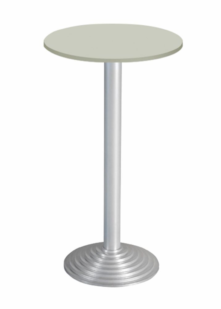 Bisley Stehtisch rund 1 Platte Stahlsäule D 80 mm Aluminium-Gussfuß D H 740 x D 600 mm Produktbild Bisley Stehtisch rund 1 Platte Stahlsäule D 80 mm Aluminium-Gussfuß D H 740 x D 600 mm